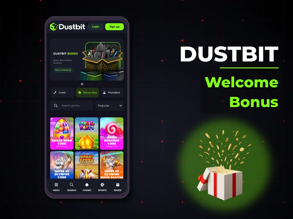 Dustbit - Welcome Bonus