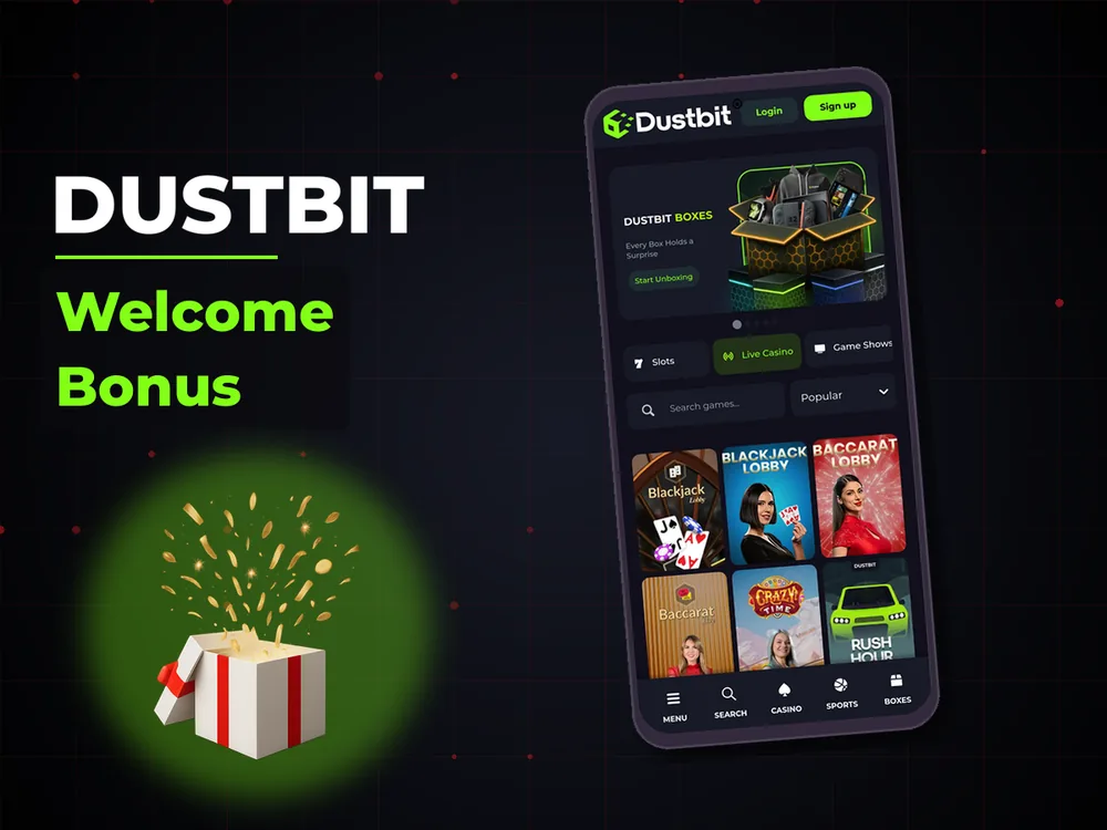 Dustbit - Welcome Bonus